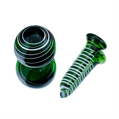 Terp Slurper Screw Set: Green Swirl - VapeBrat