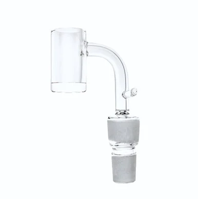 Dual Size Enail Banger - Bucket 2mm Thick Bottom: 14mm 18mm Male 90 Degree 20mm Dia