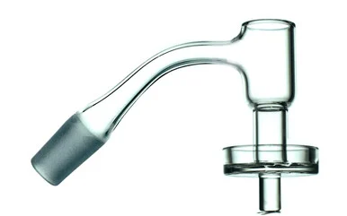 Terp Slurper Enail Banger Full Weld 14mm Male 45 Degree 30mm Dia Bottom - VapeBrat