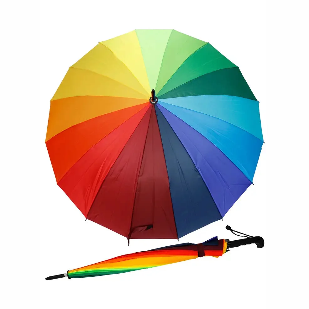 Rainbow Panel Umbrella - Cap Zone