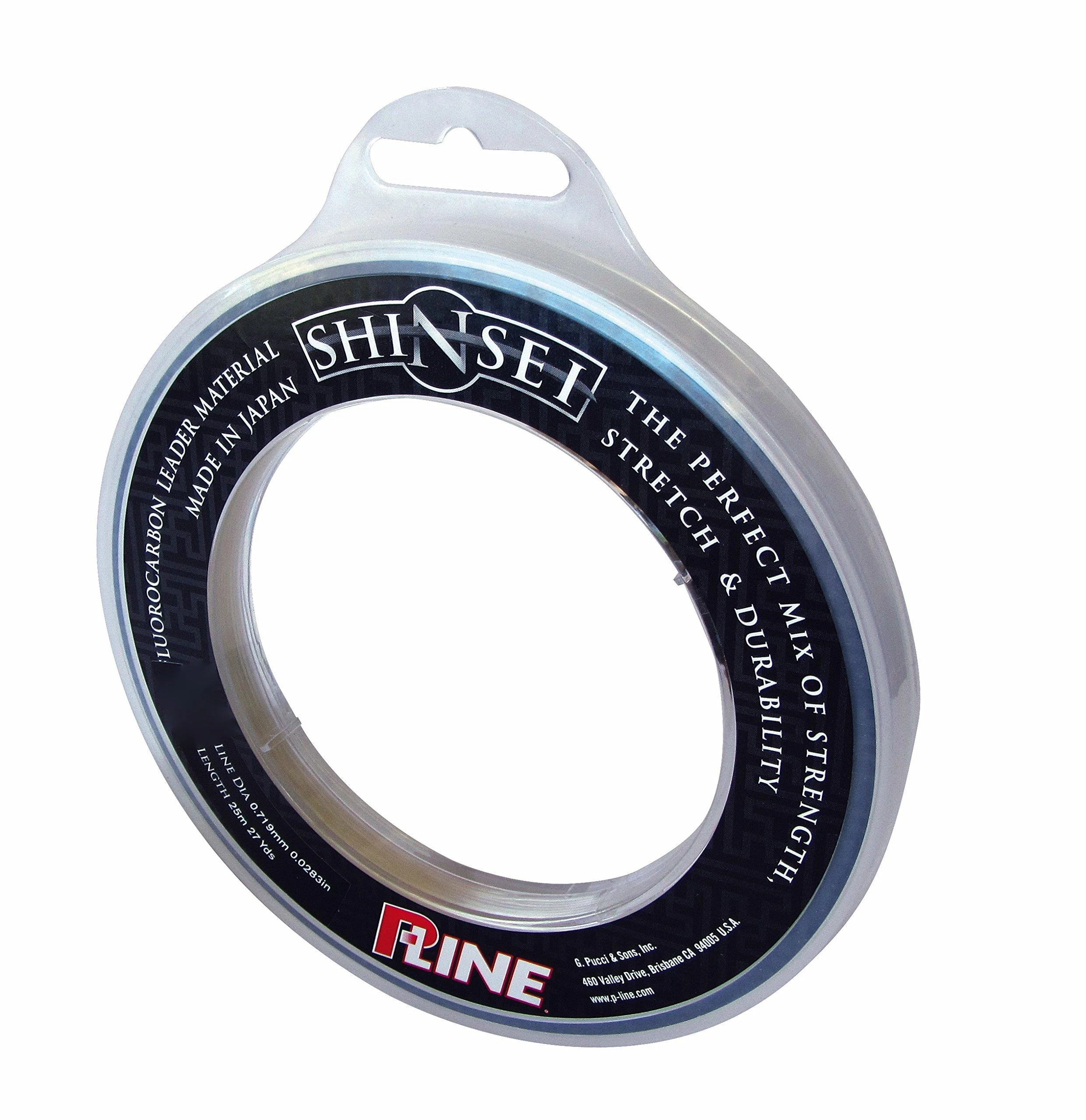 P-Line Shinsei 100-Percent Pure Fluorocarbon Leader Material 15-Pound