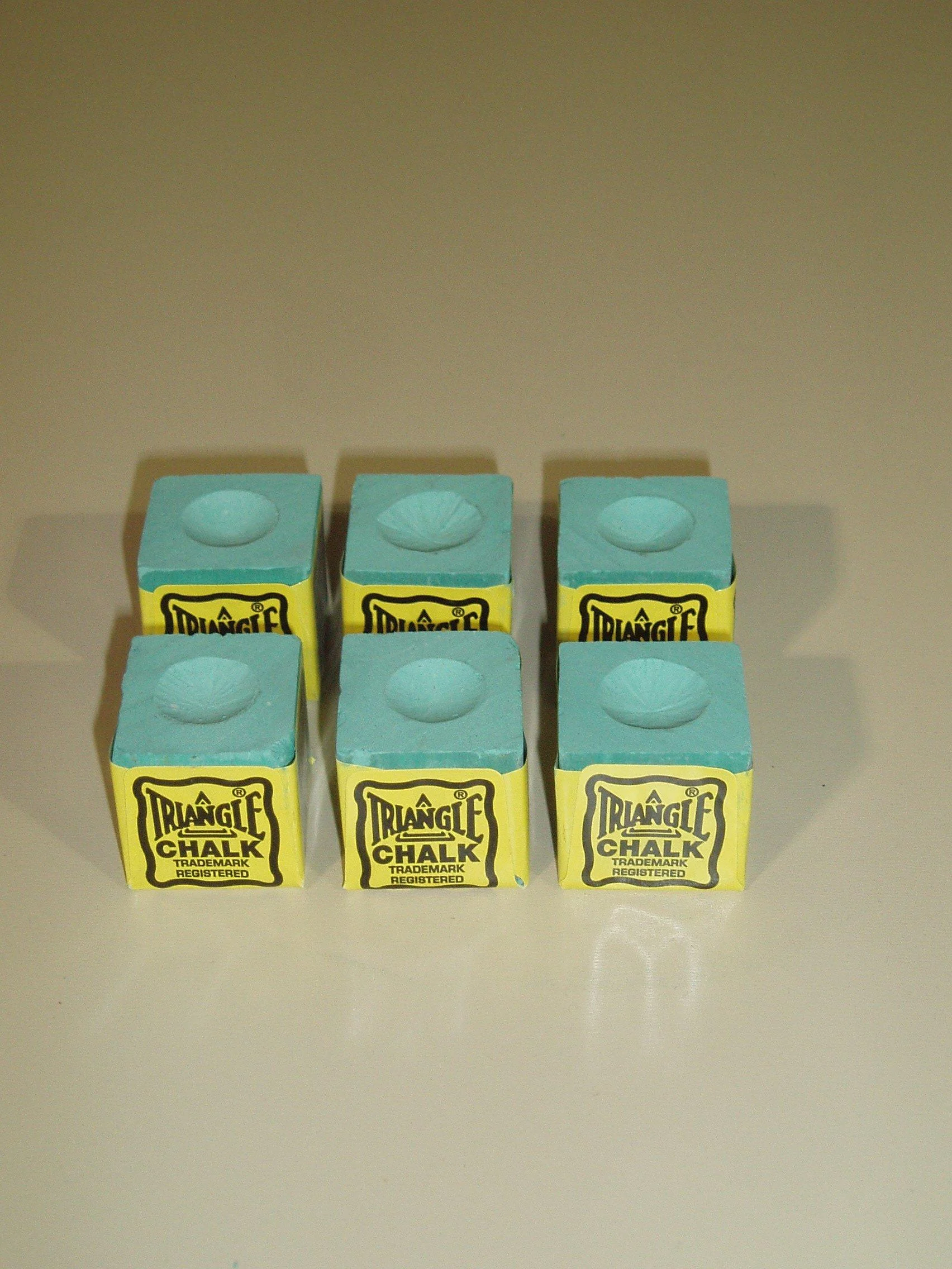 Triangle chalk green 6 pieces - Hands DIY