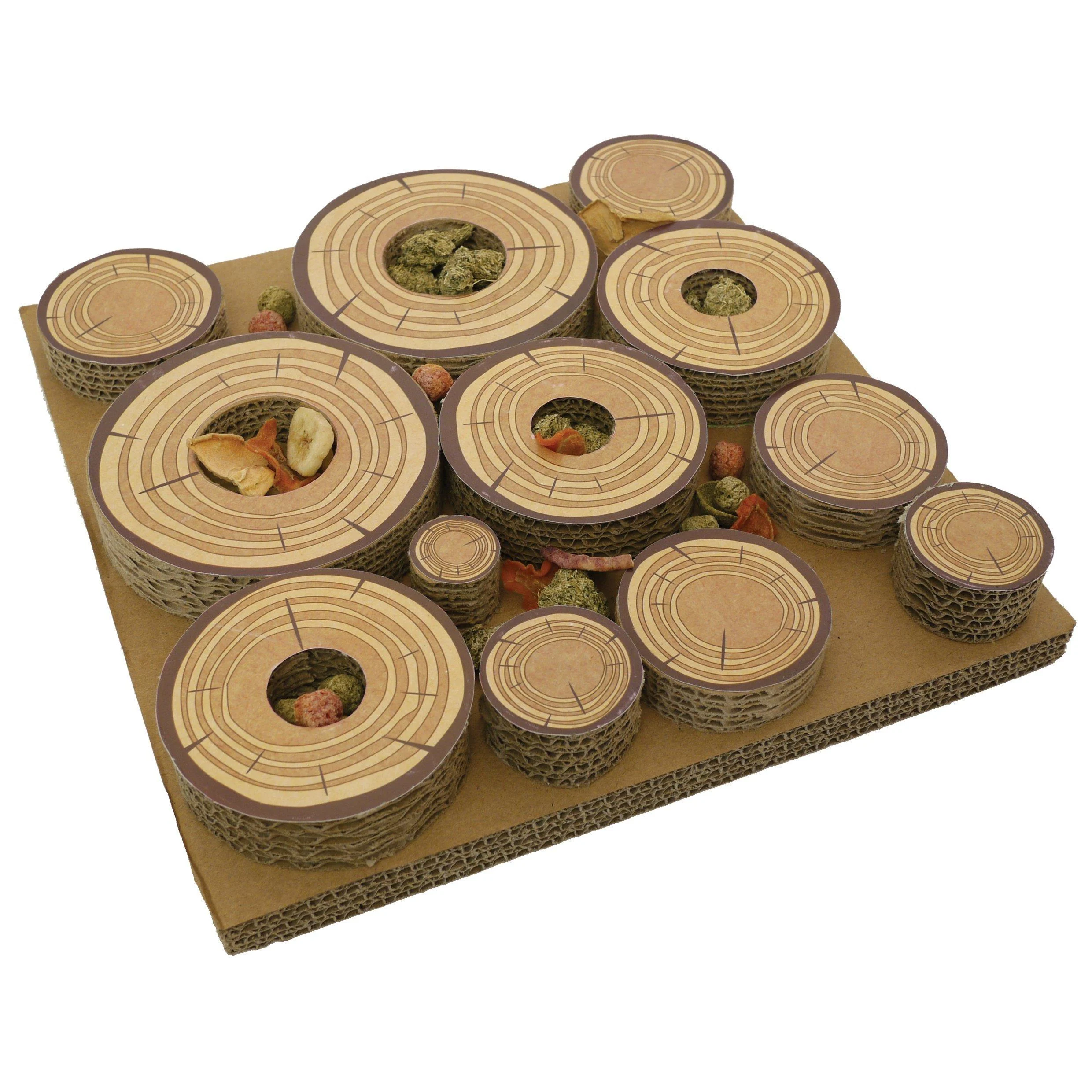 Rosewood Maze-a-Log Treat Challenge for Rabbits & Guinea Pigs