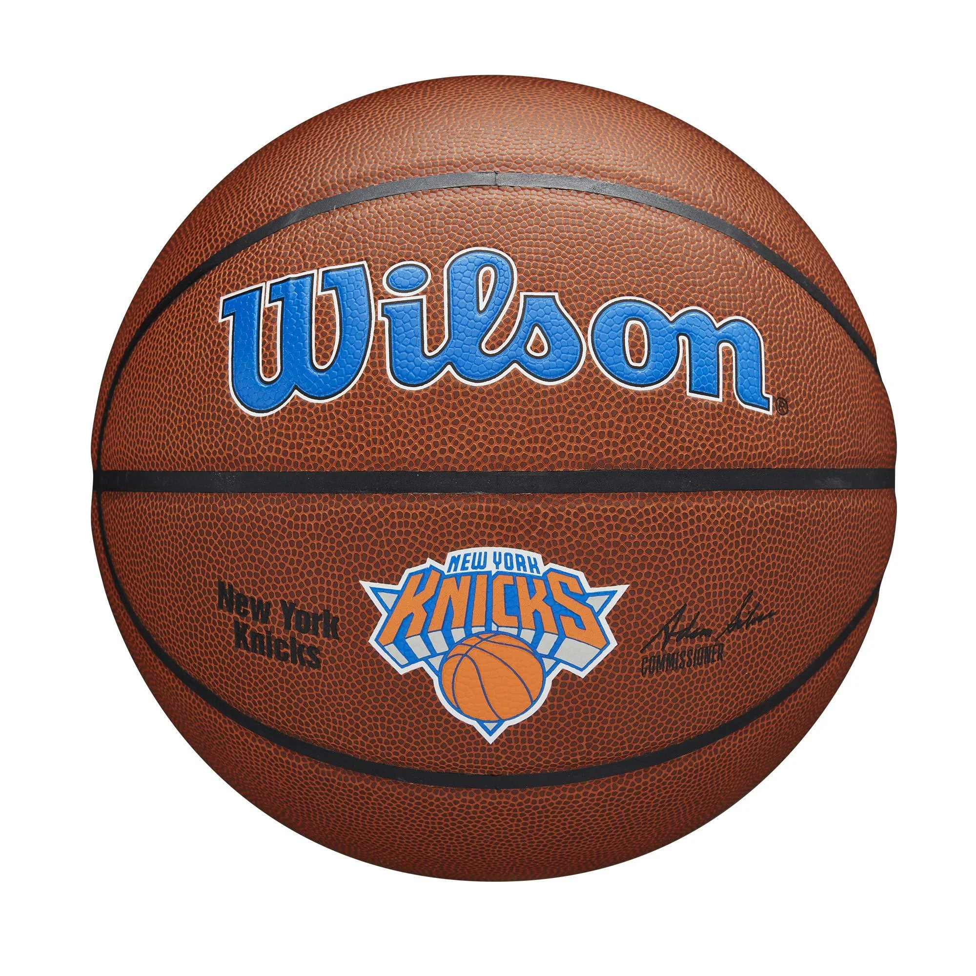 Wilson NBA Team Autograph Mini Basketball New York Knicks