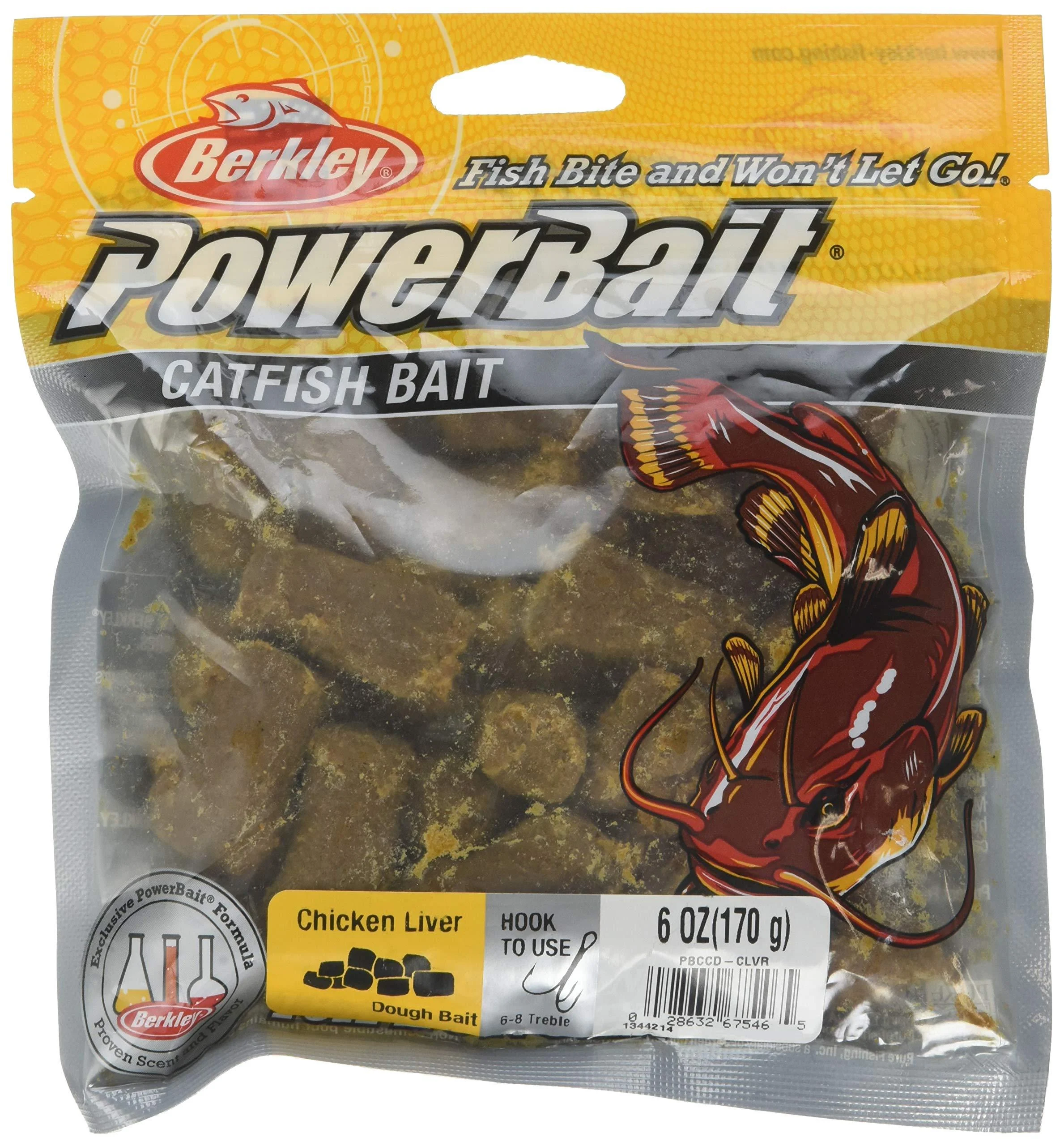 Berkley PowerBait Catfish Bait Chunks Chicken Liver