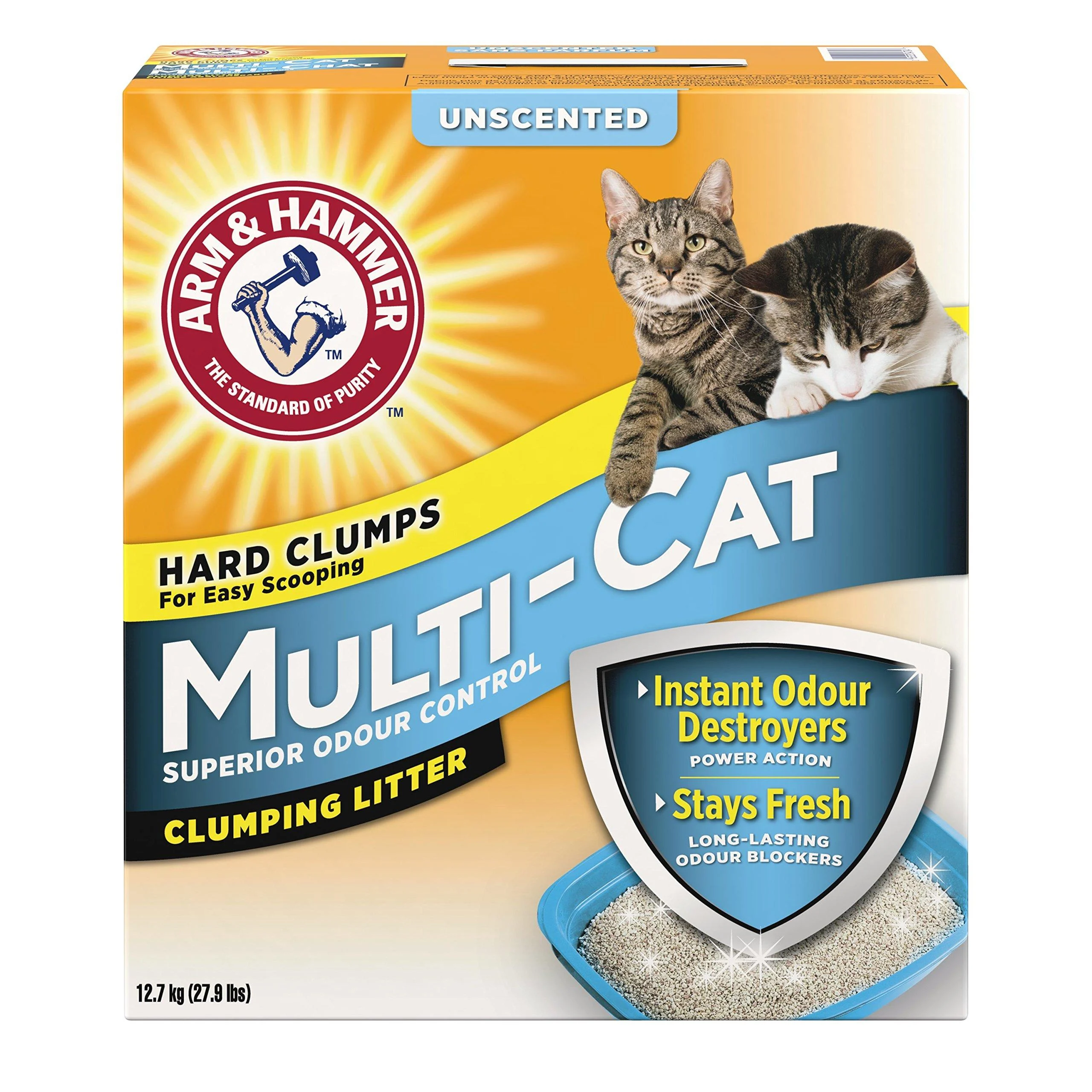 ARM & HAMMER Multi-Cat Litter Superior Odour Control Unscented 12.7-kg 12.7-kg (Unscented)