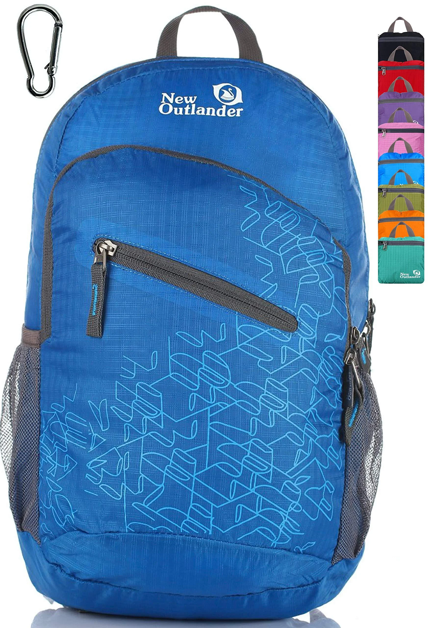 Outlander Packable Handy Lightweight Travel Hiking Backpack Daypack-Dark Blue-L 33L Dark Blue