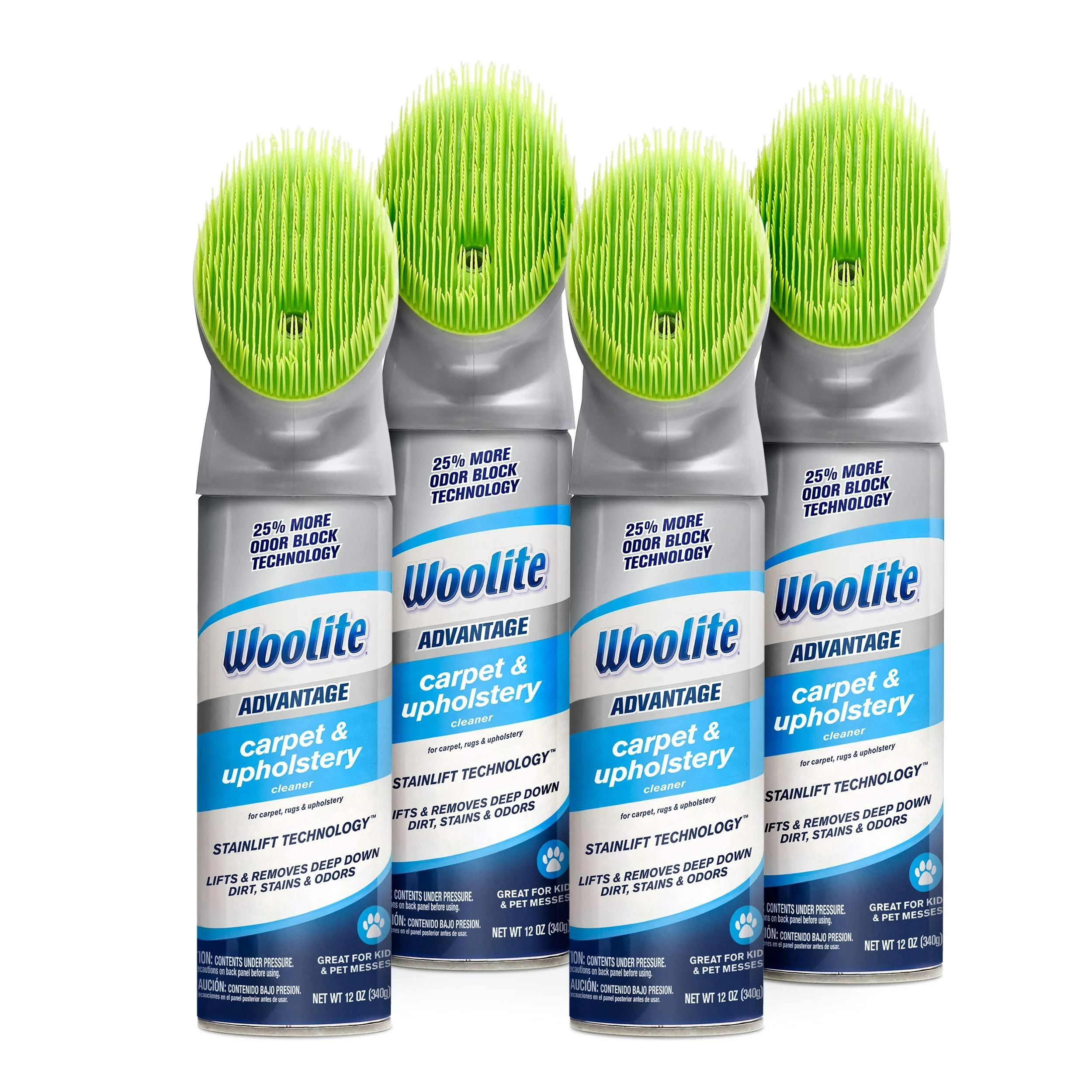 BISSELL Woolite Advantage Carpet & Upholstery Cleaner, 3325,12 Ounce (Pack of 4) New - 2022 Advantage