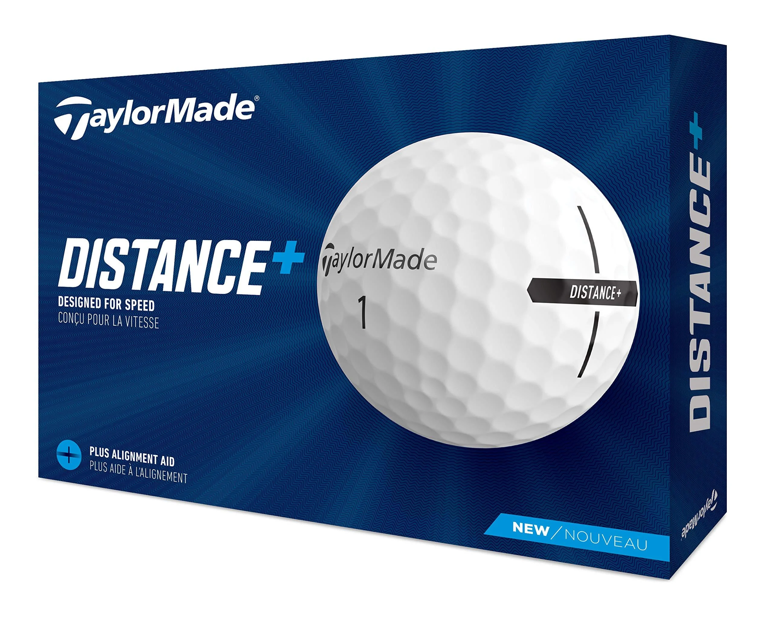 Taylor Made Distance+ White 12 Ball - TaylorMade