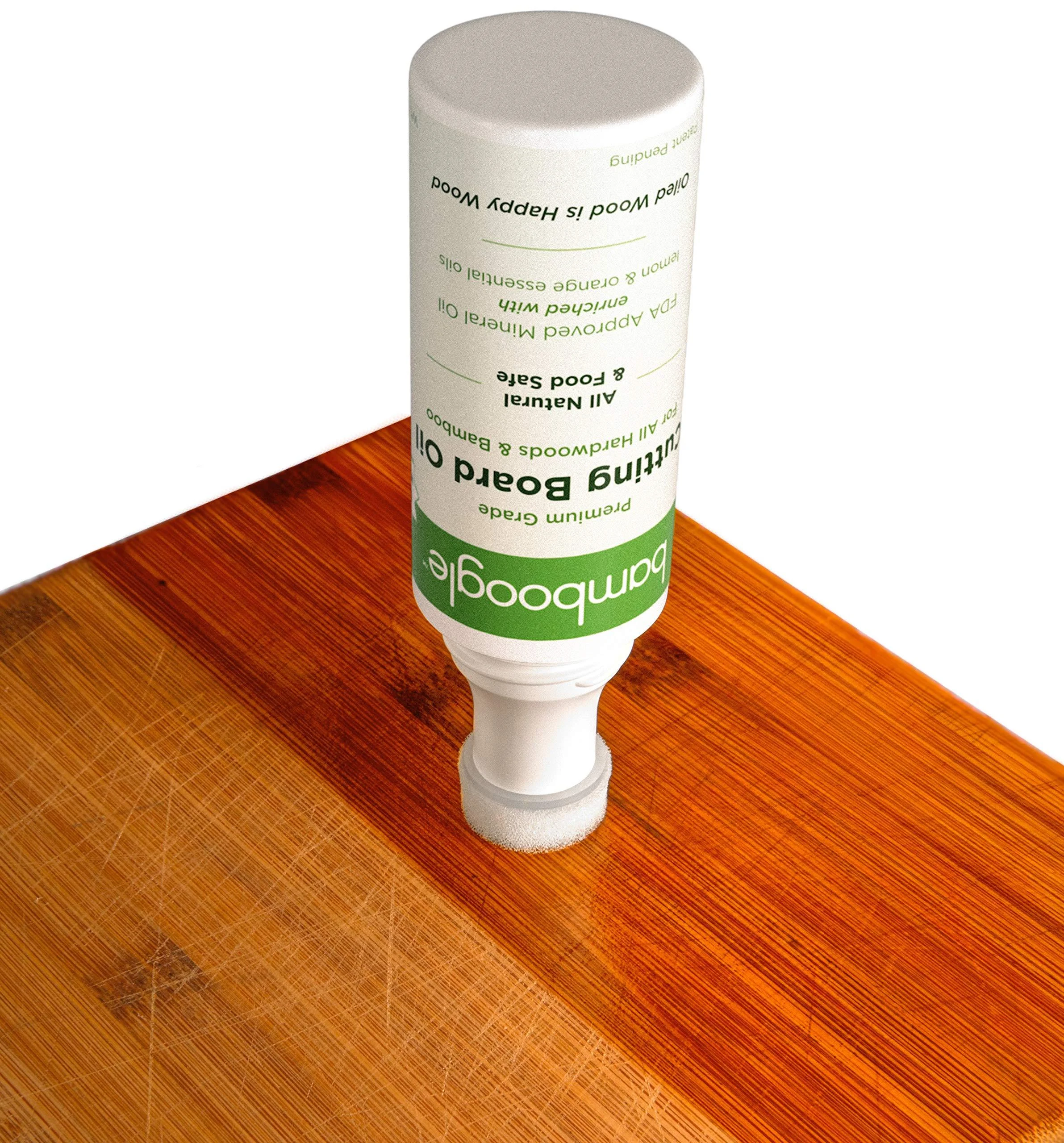 Bamboogle Food Grade Mineral Oil For Cutting Boards - No Mess Cutting Board Oil With Easy Applicator 5 Fl. Oz.