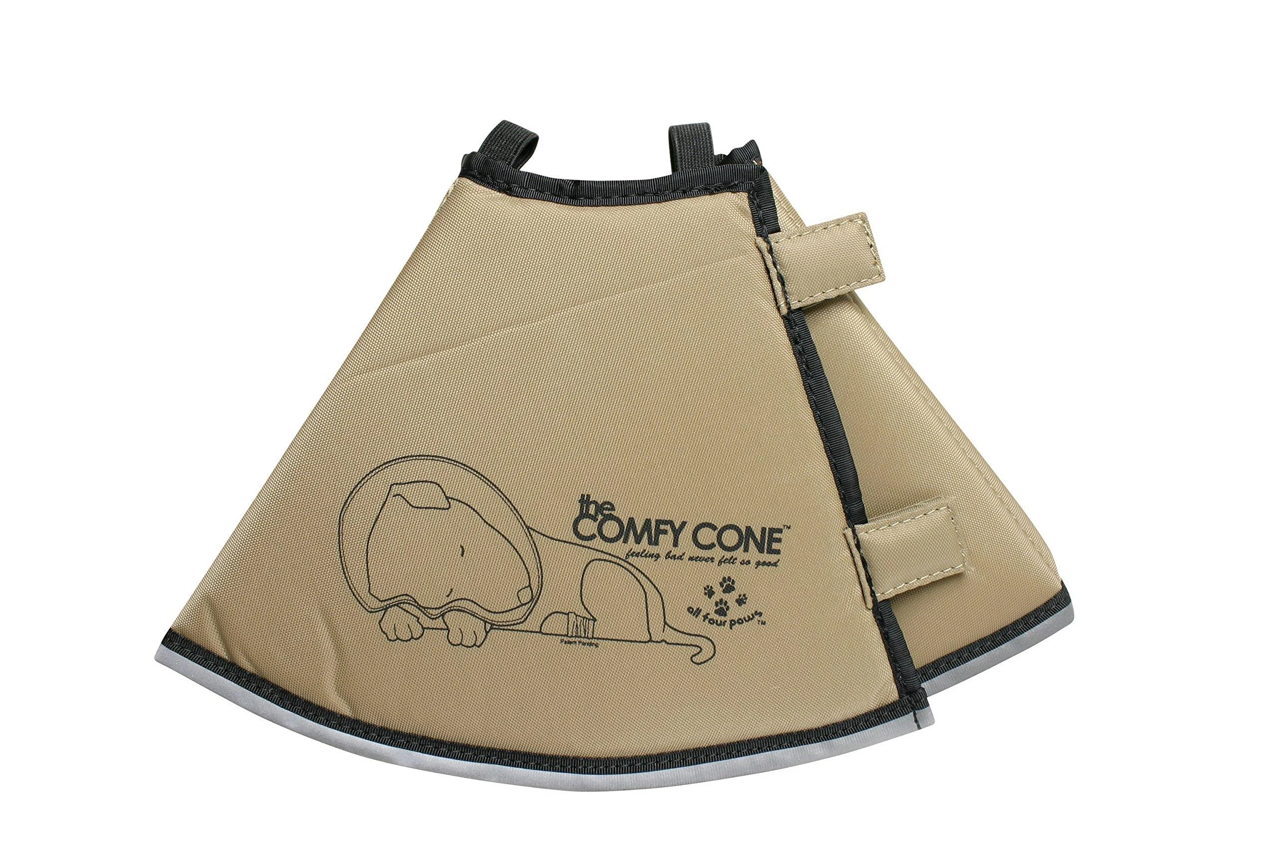All Four Paws The Comfy Cone Pet Collar Small Skin-Tone