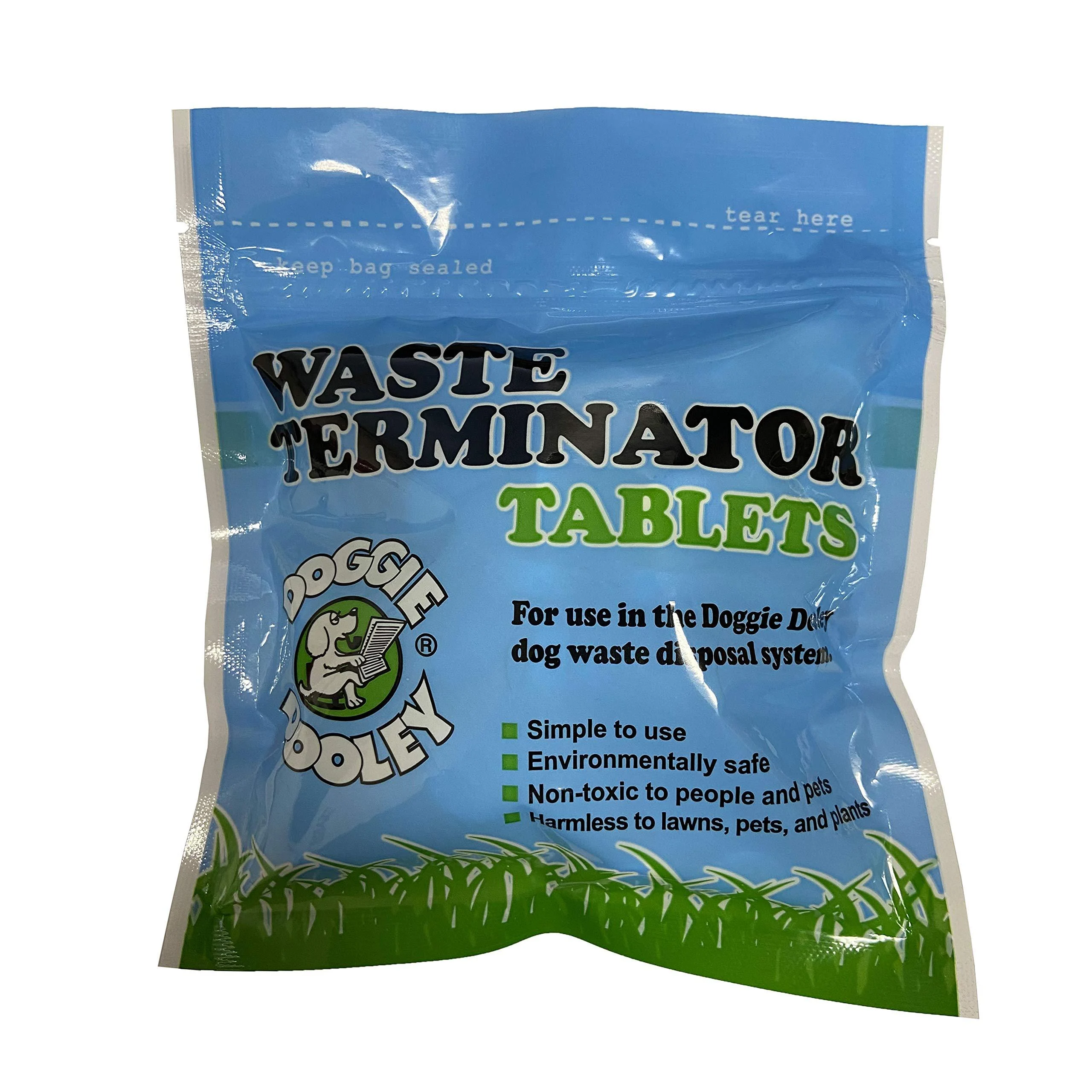 Doggie Dooley 36 Waste Tablets White