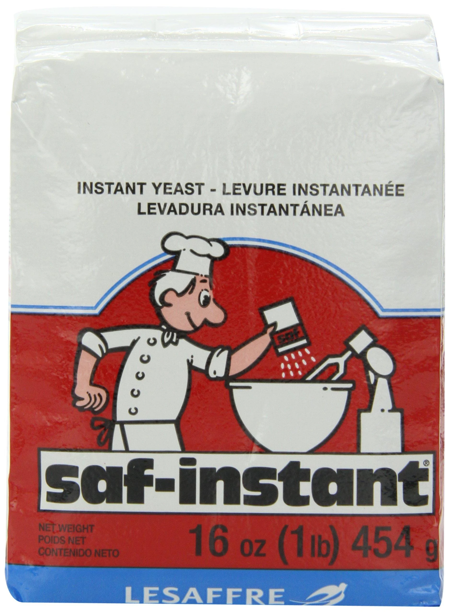 Saf Instant Yeast, 1 Pound Pouch 1 Pound (Pack of 1)