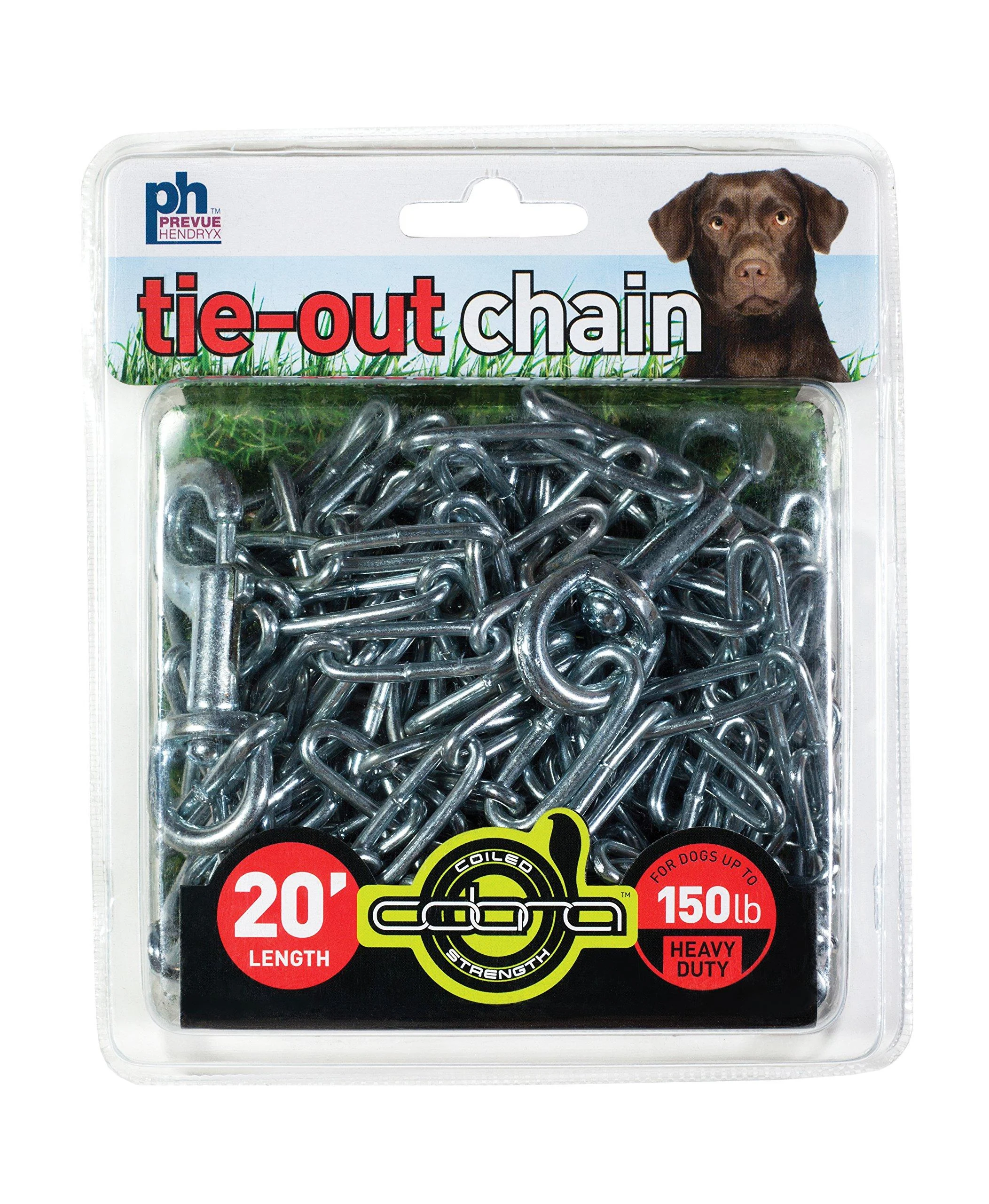 Prevue Pet Products 2117 Heavy-Duty 20' Tie-Out Chain 20' L