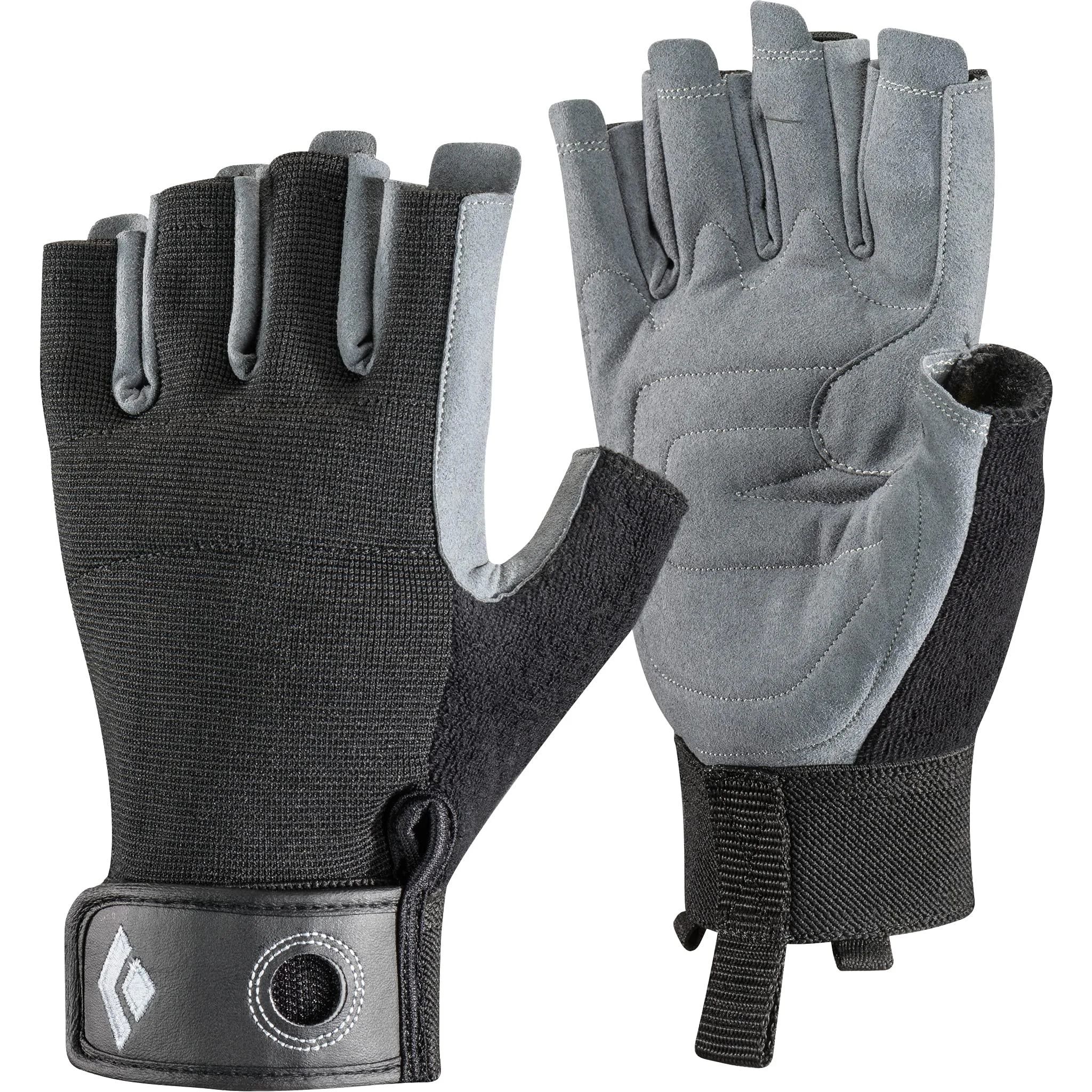 Black Diamond Crag Half-Finger Gloves Large Black