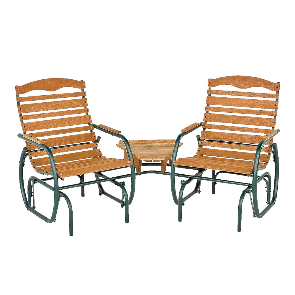 CG-43Z Glider Fin, 75-1/4 in W, 35-1/2 in D, 36-3/4 in H, 250 lb Seating, Bronze Frame