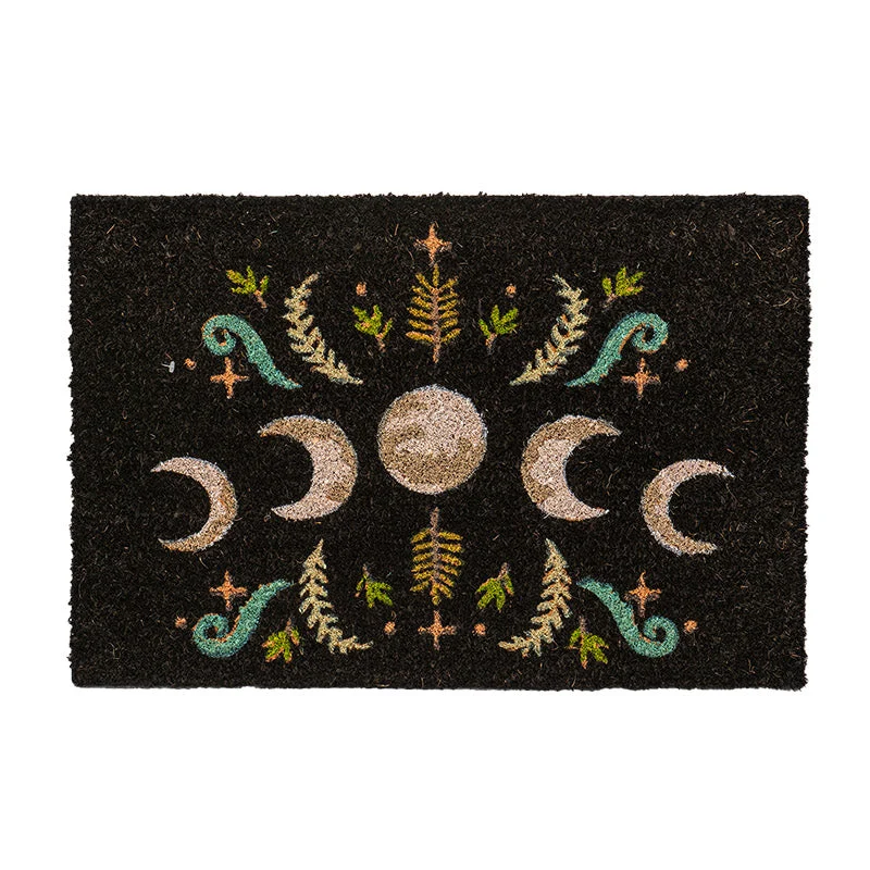 Dark Forest Moon Phase Doormat - Pacific Trading