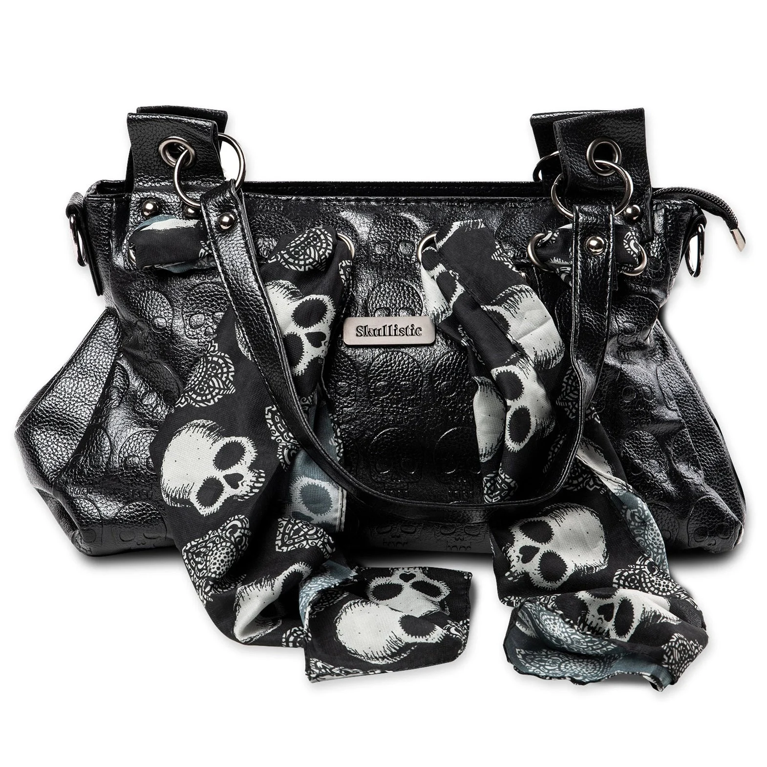 Skullistic Gothic Skull Shoulder Bag Set - Zapps Clothing