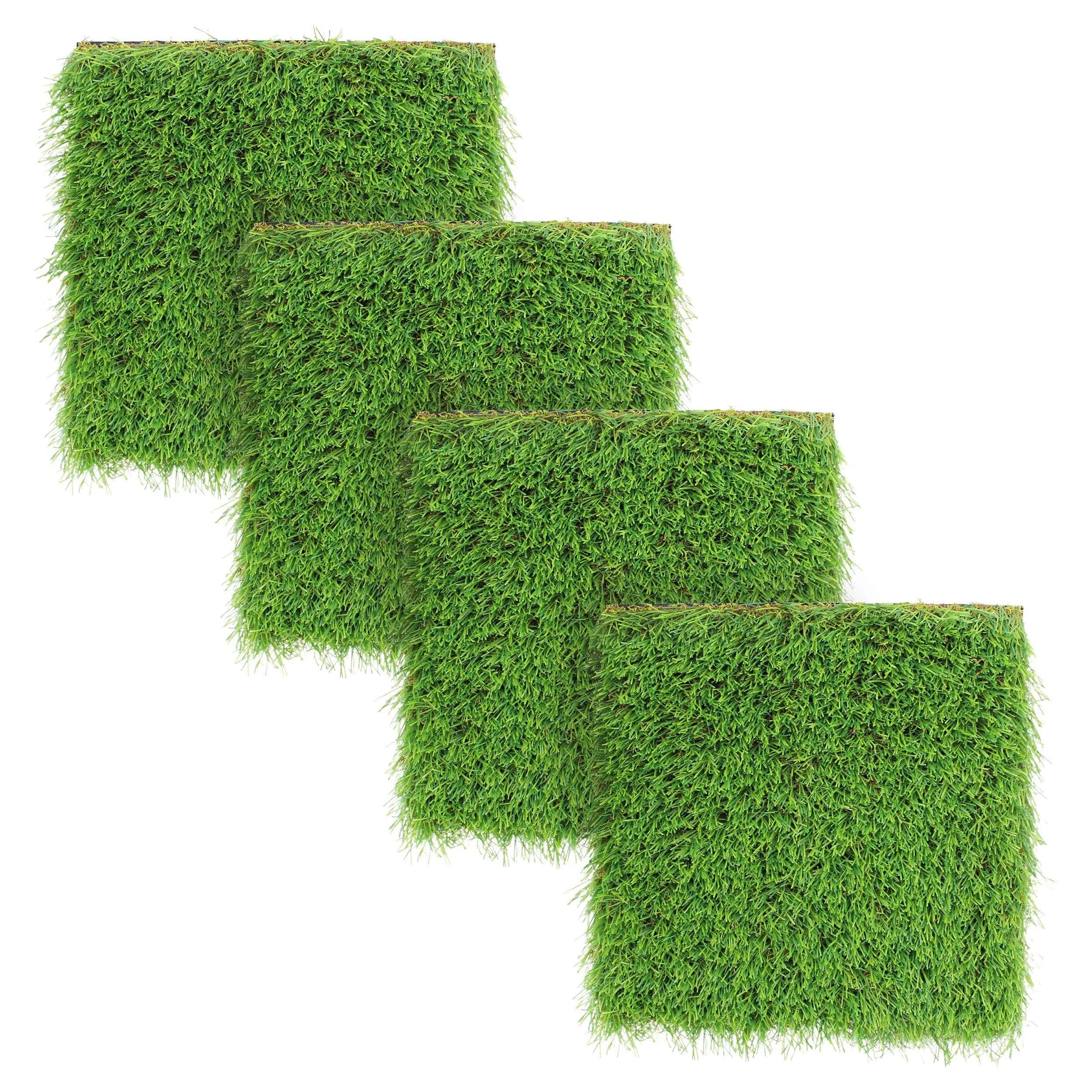Rural365 Nesting Box Pads Artificial Turf Square - Synthetic Pads for Chicken Coop Laying Box Grass Pads 12in x 12in 4 Pack