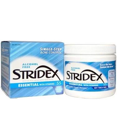 Stridex Single-Step Acne Control Alcohol Free 55 Soft Touch Pads 4.21 In Each