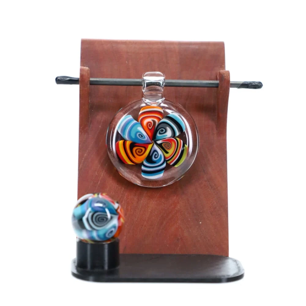 Chunk Thumbprint Pendant & Marble Set 2 - Chunk Glass