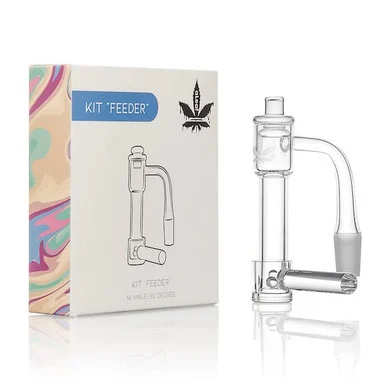 aLeaf Terp "Feeder" Quartz Banger Kit: 14mm Male 90 Degree