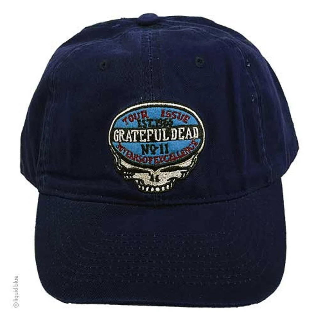 Grateful Dead Steal Your Face Tour Issue Hat - Liquid Blue