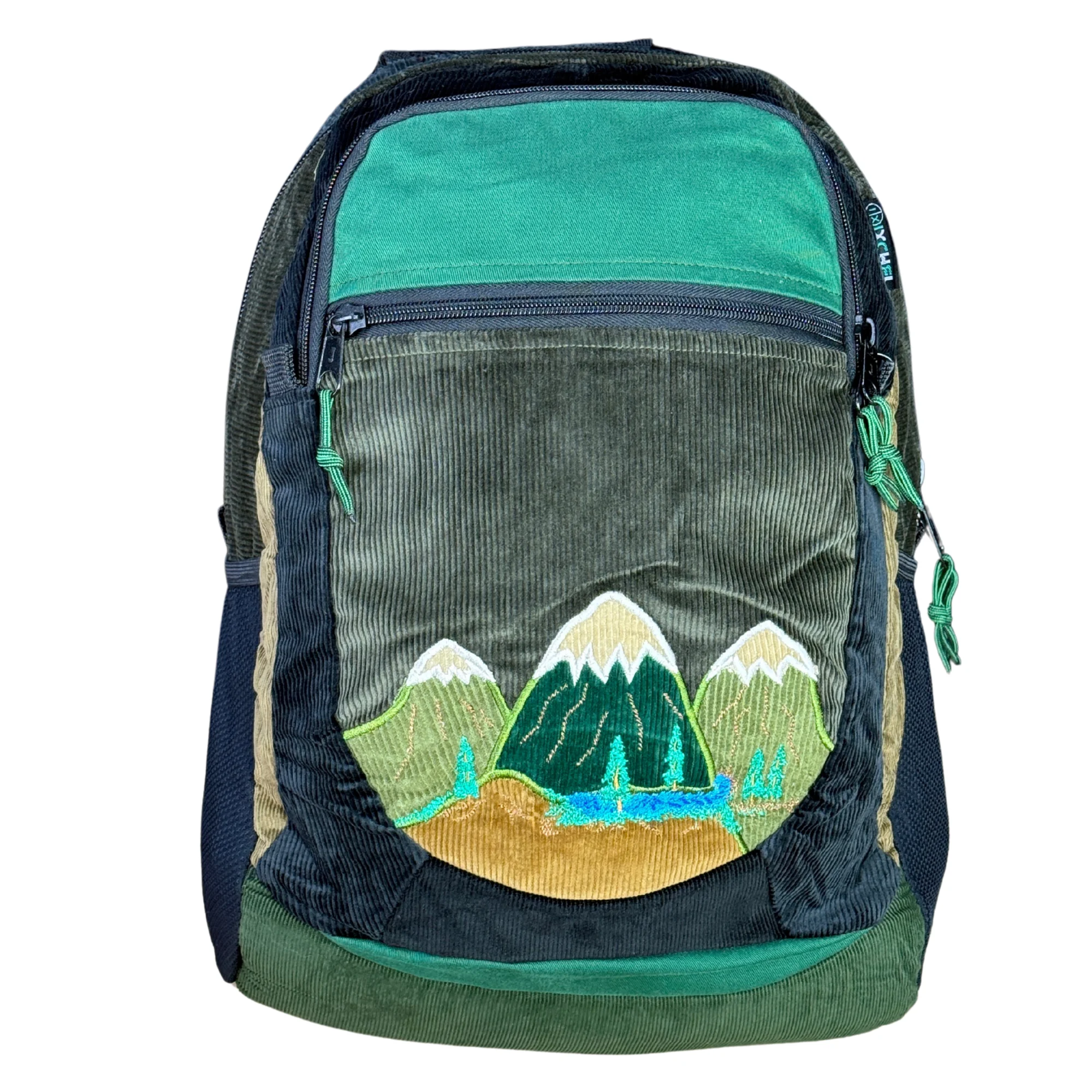 Medium Corduroy Mountain Embroidery Backpack - Ixchel - Amazon