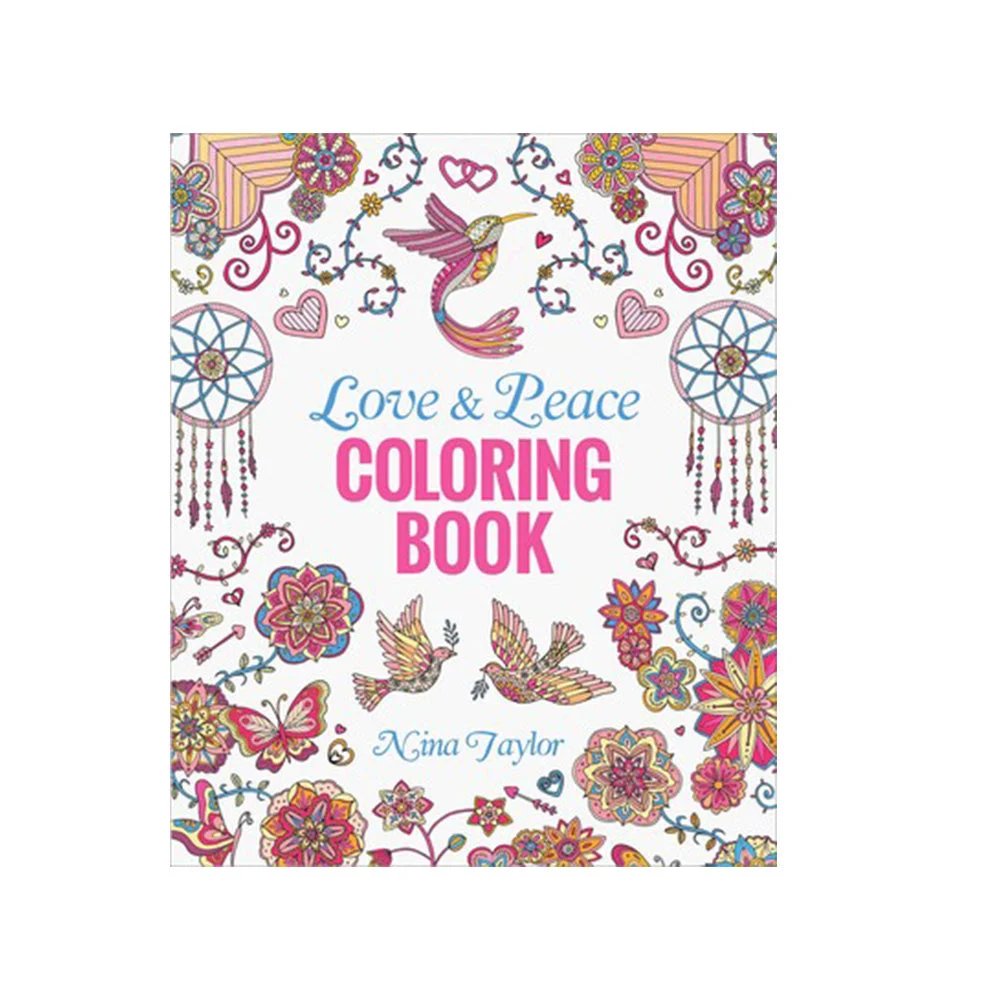 Love & Peace Coloring Book SALE - SIMON & SCHUSTER/INSIGHT EDITIONS