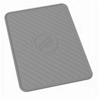 4222 Silicone Spatula Mat, 9 in L x 12 in W, Gray - Blackstone