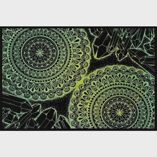 Metaphysical Mandala Mood Mat - XL Rectangle