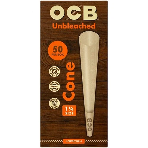 OCB Virgin 1.25 Cones 50 pack - Medusa Distribution LLC