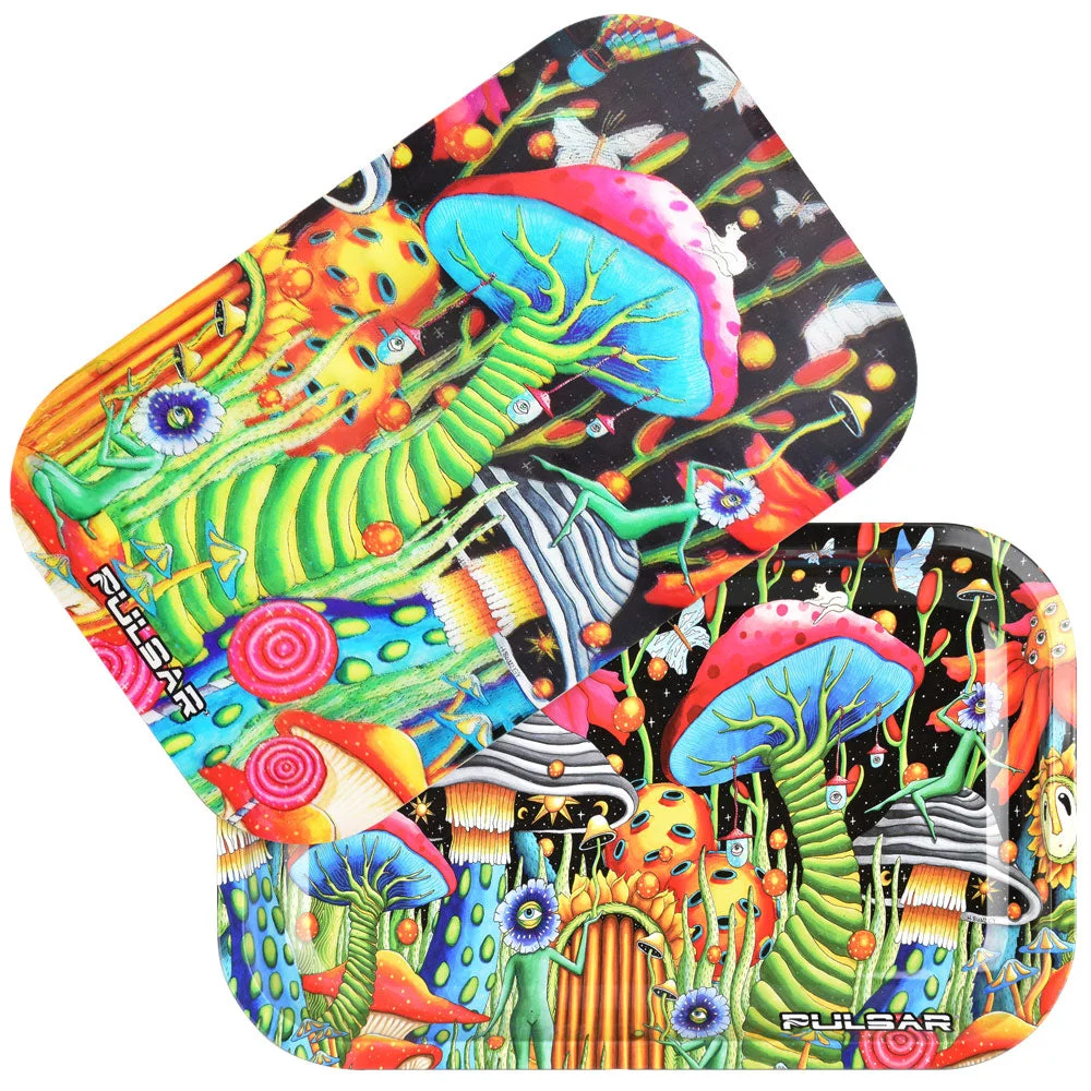 Pulsar 3D Garden of Cosmic Delights Magnetic Rolling Tray with Lid - All Fun Gifts