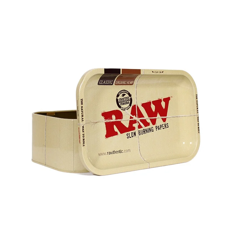 Raw Munchies Metal Storage & Rolling Tray - All Fun Gifts