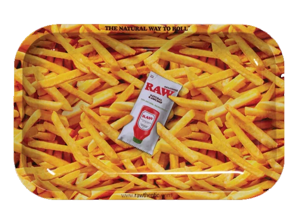 RAW French Fries Rolling Tray - Small
