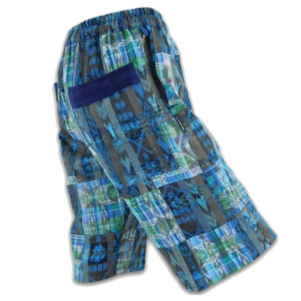Patchwork Hand Woven Cotton Shorts - Ixchel