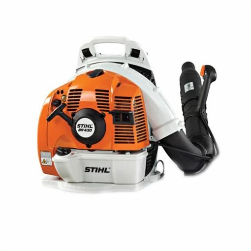 BR 430 Backpack Blower, Gas, 63.3 cc Engine Displacement, 2-Stroke Engine, 500 cfm Air, Black, Orange, White
