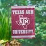 Texas A&M Embossed Suede Garden Flag - Evergreen Flag