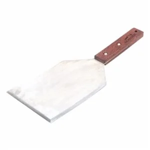 BAC532 Grill Spatula, 10 in W Blade, Stainless Steel Blade, Teak Wood Handle - Traeger