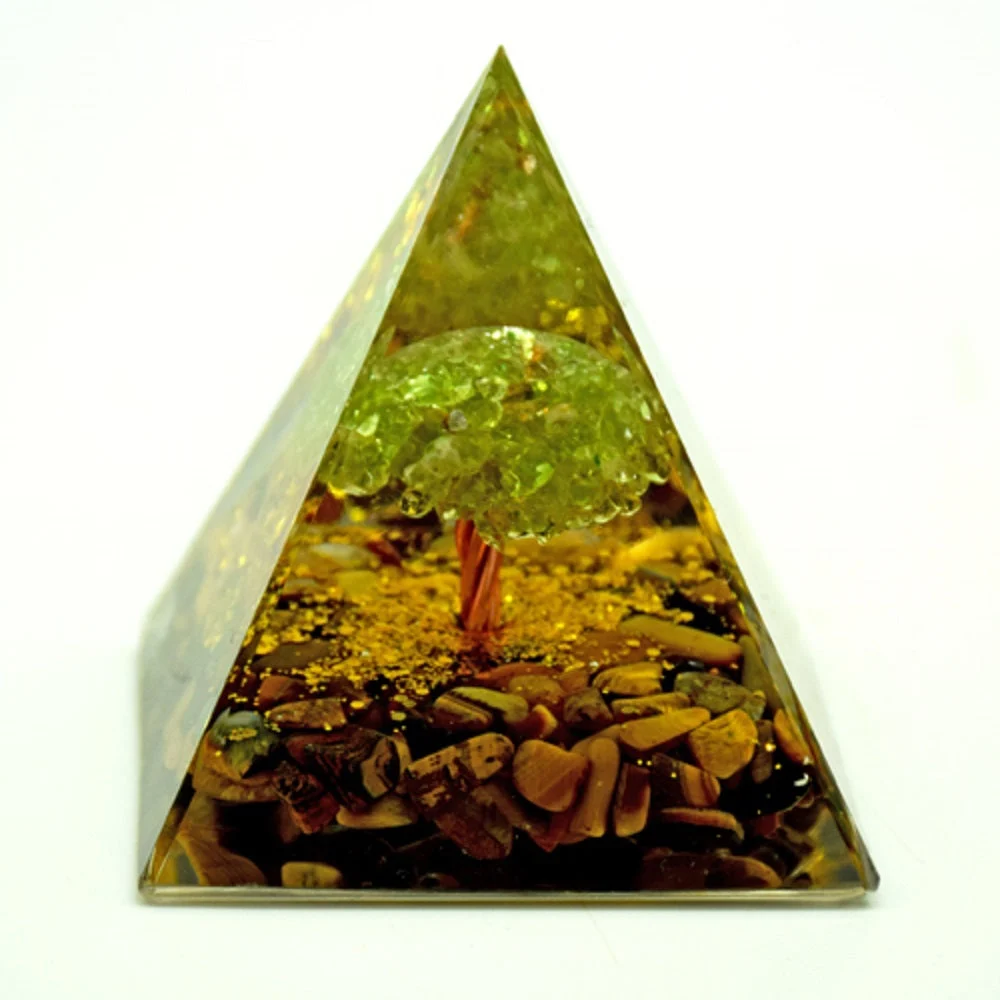 Tree of Life Orgonite Pyramid - Fantasy Gifts
