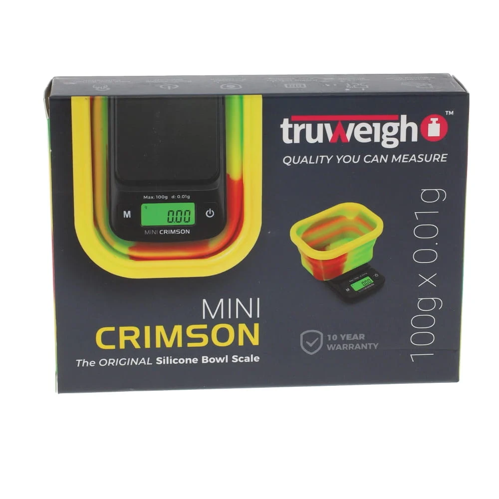 Truweigh Crimson Mini 100g x .01g Scale - CANNATRON / OOZE