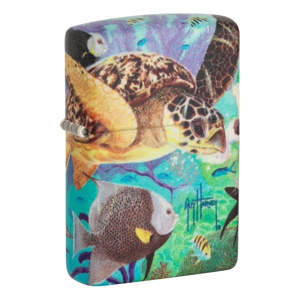 Zippo Lighter Guy Harvey Ocean Scene SALE - Lucas Lighters, LLC
