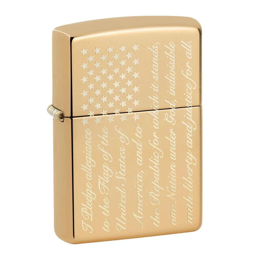 Zippo Lighter Pledge of Allegiance - Lucas Lighters, LLC