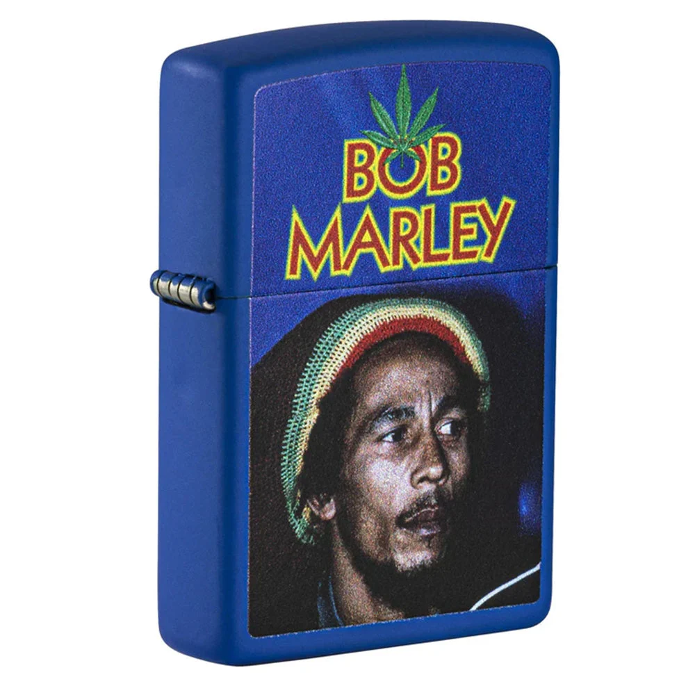 Zippo Lighter Royal Blue Bob Marley SALE - Lucas Lighters, LLC
