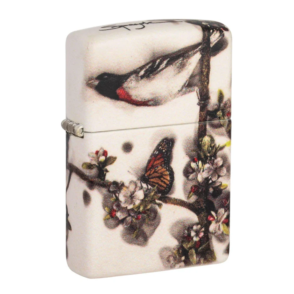 Zippo Lighter Spazuk Birds and Butterflies SALE - Lucas Lighters, LLC