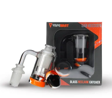 Universal Reclaim Catcher: 10mm,14mm,18mm Male 90 Degree Pipe Joint to 10mm, 14mm, 18mm Female Banger Joint - VapeBrat