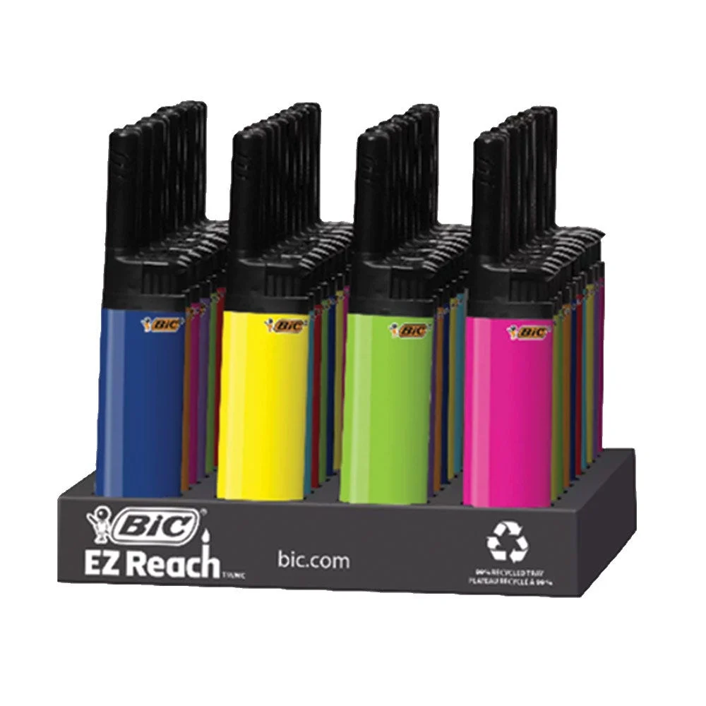 Bic EZ Reach Lighter | Classic | Assorted Colors | 40ct Display - New