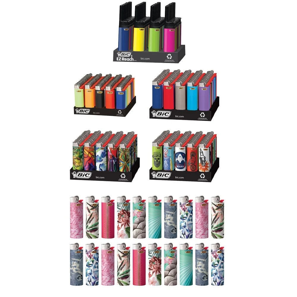 Bic Lighter 4 Tier Refill + 20 Free Lighters | 260ct Box - New