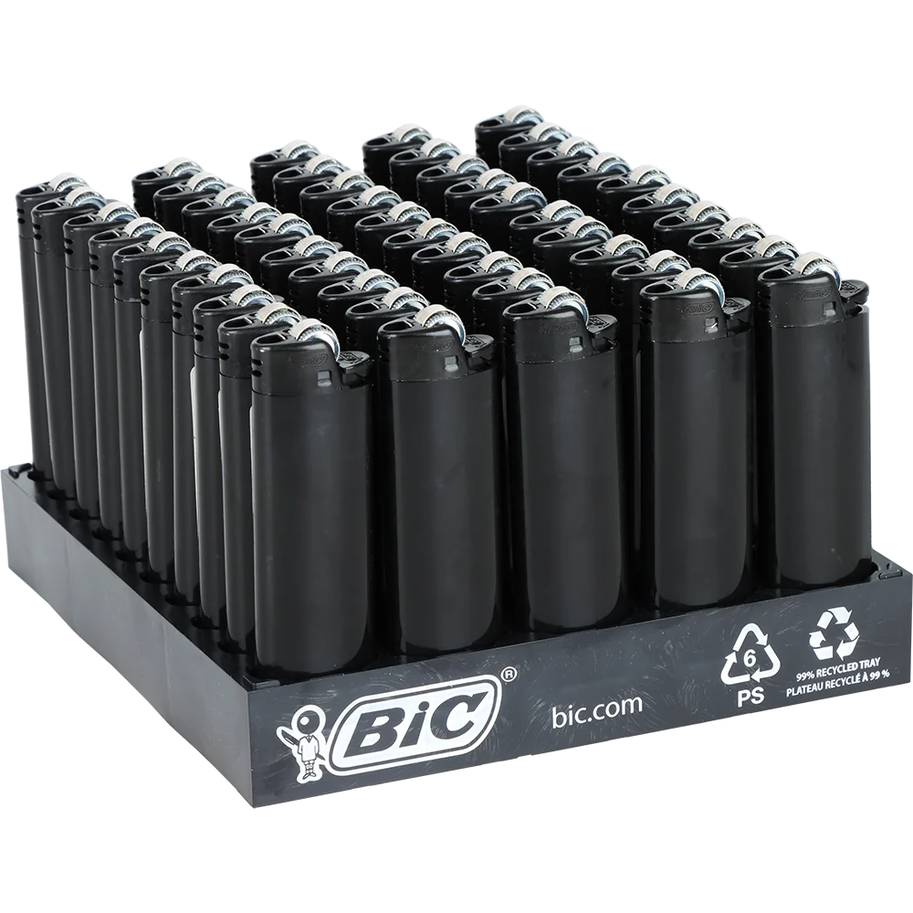 Bic Lighter | Black Out Edition | 50ct Display - New