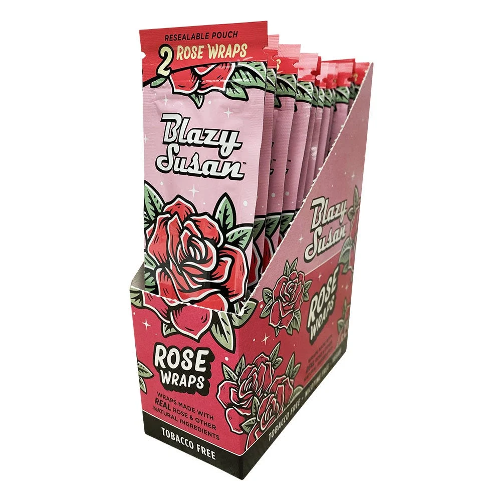 Blazy Susan Rose Wraps | 2pc | 25pk Display - New